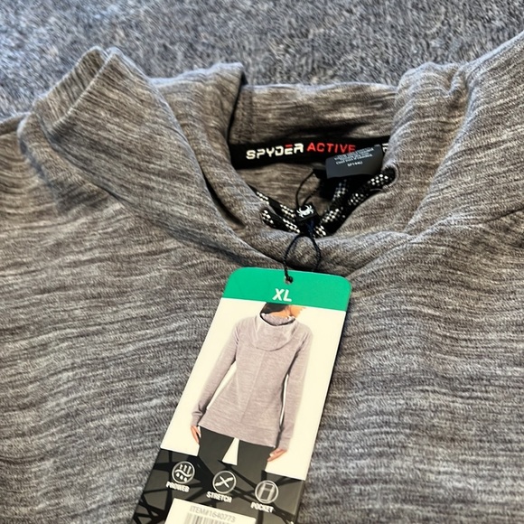 Spider hooded long sleeve sweater. With pockets - Picture 2 of 4